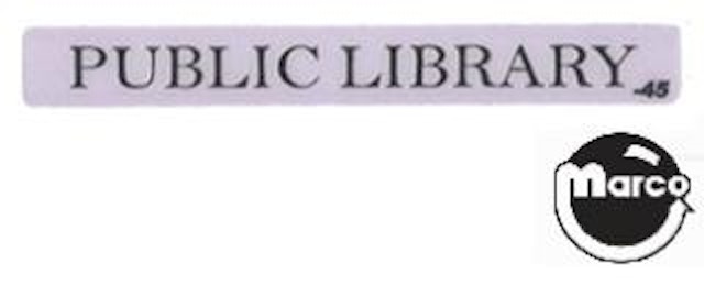 GHOSTBUSTERS LE (Stern) Library decal