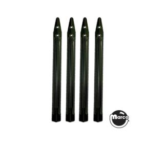 Leg set 30-1/2 inch black smooth powder coat