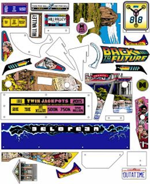 BACK TO THE FUTURE (DE) Plastic set