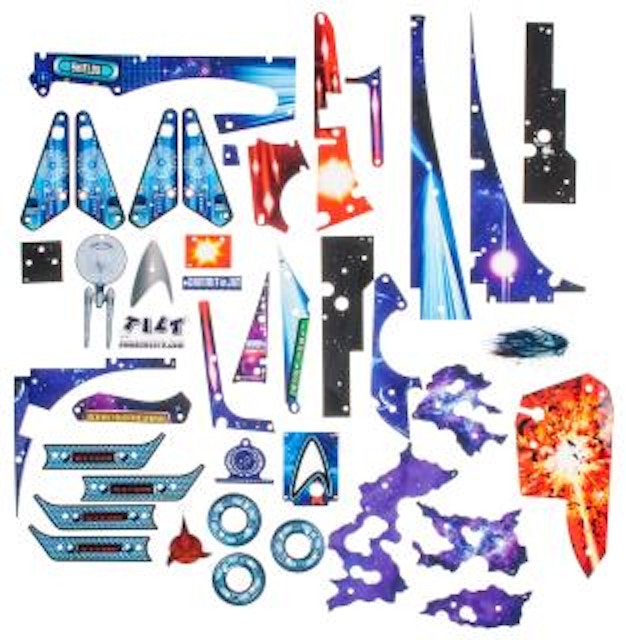 STAR TREK PRO (Stern) Plastic set