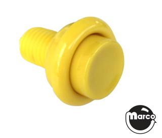 Pushbutton 1-3/8 inch yellow