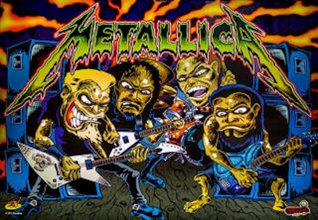 METALLICA PRO (Stern) Translite
