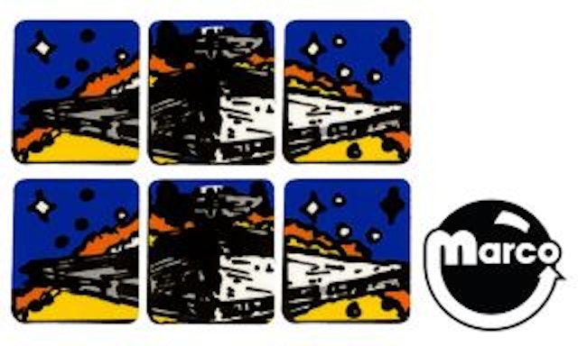 STAR WARS (Data East) Decal drop targets