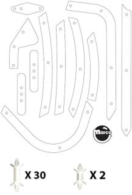 NBA FASTBREAK (Bally) Backbox ball guide kit