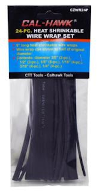 Heat shrink tubing 24 piece assortment