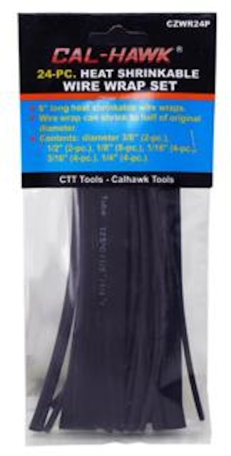 Heat shrink tubing 24 piece assortment