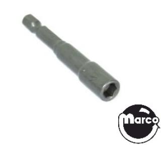 Nutdriver bit - magnetic 1/4 inch