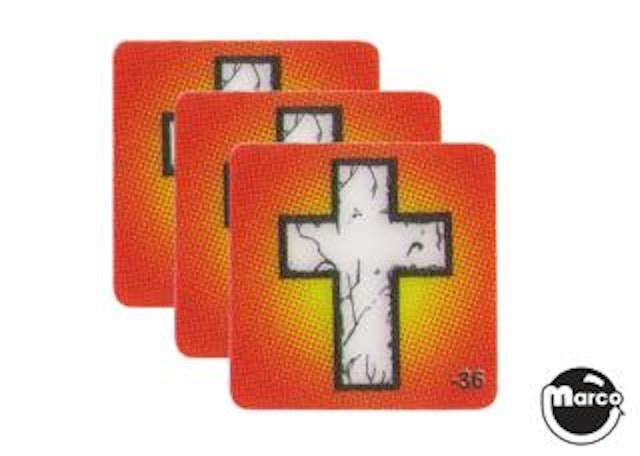 METALLICA (Stern) Cross drop target decal
