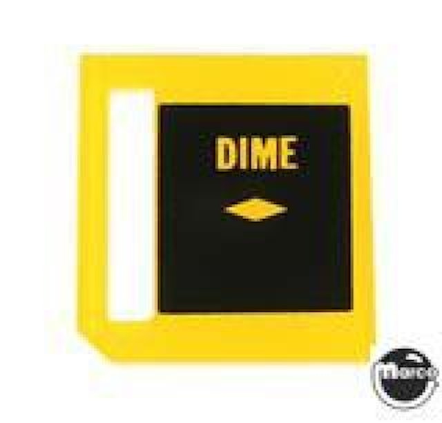 Price plate coin entry Williams Dime