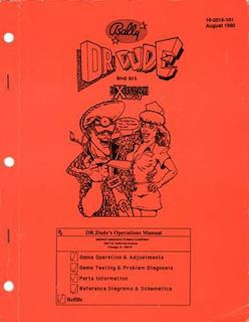 DR DUDE (Bally) Manual - reprint
