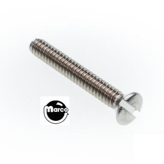 Machine Screw 6-32 x 1 oval slotted