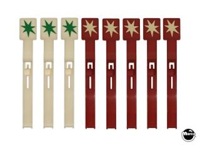 CHARLIES ANGELS (Gottlieb) Drop target set (8)