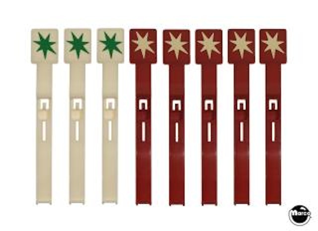 CHARLIES ANGELS (Gottlieb) Drop target set (8)