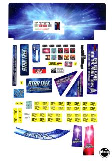 STAR TREK (Stern) Decal set