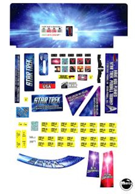 STAR TREK (Stern) Decal set