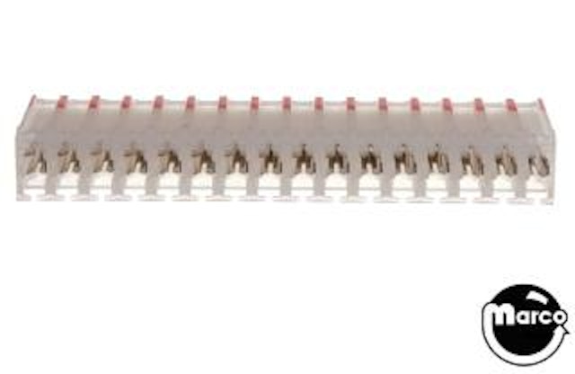Connector - IDC red 16R mt/end 22/156 4-640428-6