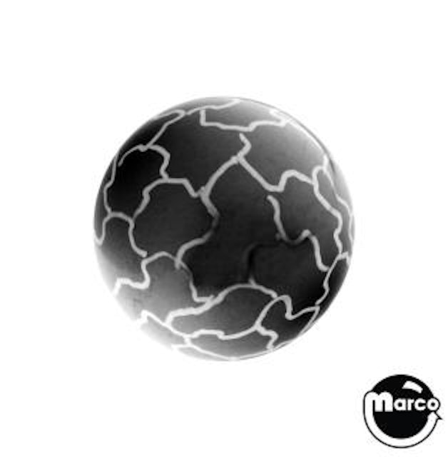 Ball 1-1/16 inch black Crackling ball