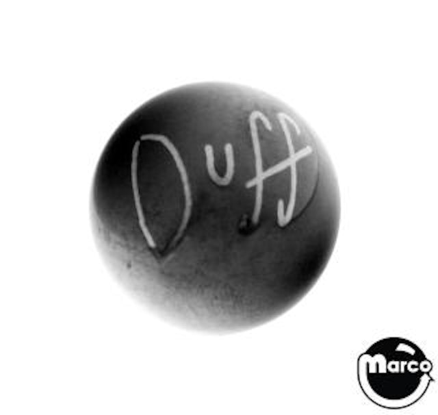 Ball 1-1/16 inch black Duff ball