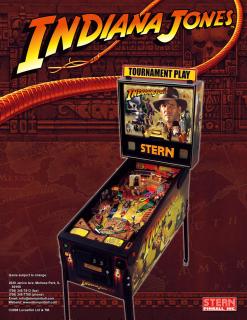 INDIANA JONES (Stern) Flyer early