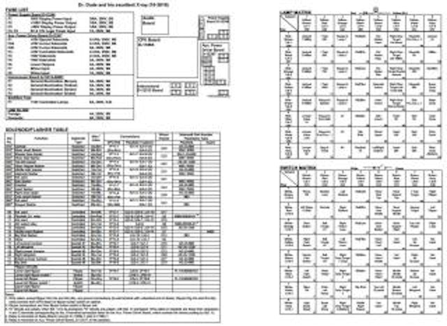 DR DUDE (Bally) Backbox tech chart