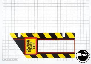 JUDGE DREDD (Bally) Plastic 'Caution Emergency'