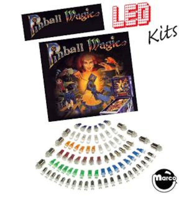 PINBALL MAGIC (Capcom) LED lamp kit