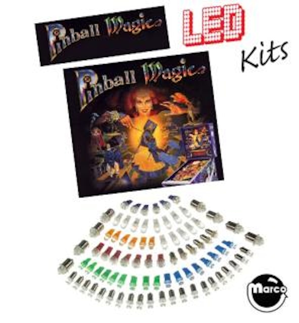 PINBALL MAGIC (Capcom) LED lamp kit