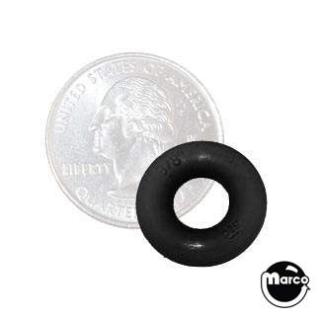 Rubber ring - black 3/8 ID x 1/4 cross