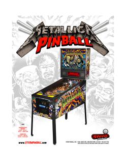 METALLICA PRO (Stern) Flyer