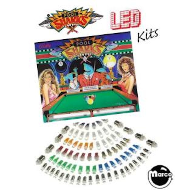 POOL SHARKS (Bally) LED kit
