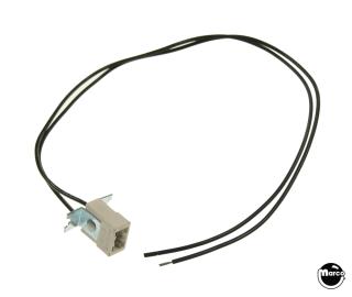 Lamp socket - wedge base with wires