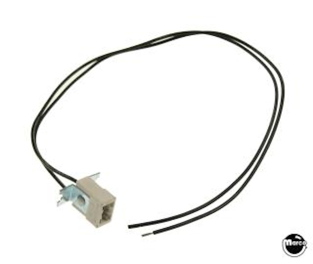 Lamp socket - wedge base with wires