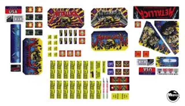 METALLICA PRO / PREMIUM (Stern) Decal set