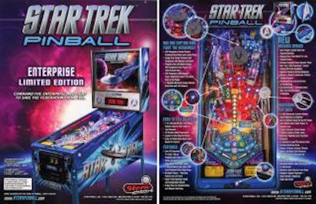 STAR TREK LE (Stern) Flyer Enterprise