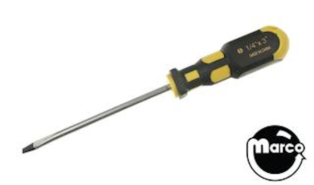 Screwdriver slotted 3 inch mag tip