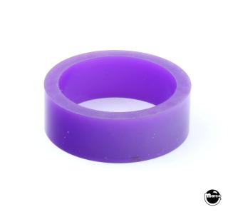 SB flipper mini 0.5 in x 1.25 in ID ring, violet trans