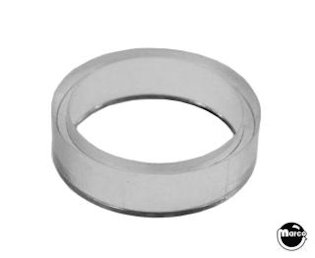 SB flipper standard 0.5 in x 1.5 in ID ring, clear
