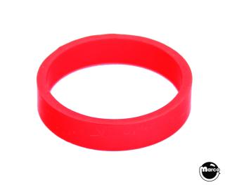 SB flipper narrow 0.375 in x 1.5 in ID ring red trans