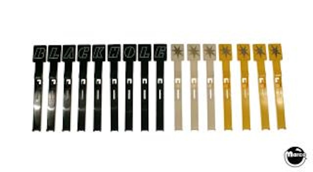 BLACK HOLE (Gottlieb) Drop target set (16)