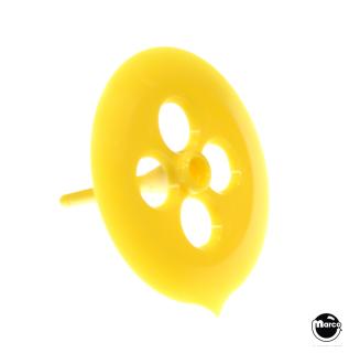 Pop bumper skirt 4 hole dead yellow