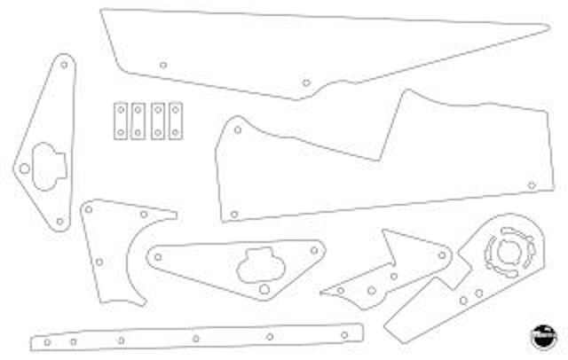 SOPRANOS (Stern) Plastic shield set