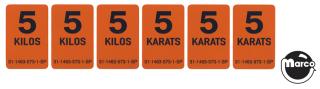 POLICE FORCE (Williams) Decal drop targets