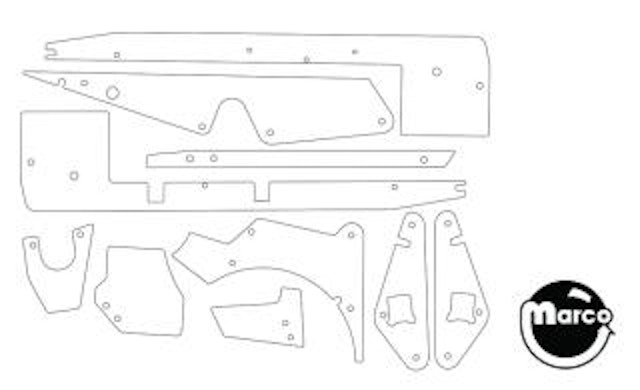 BATMAN (Stern) Plastic shield set