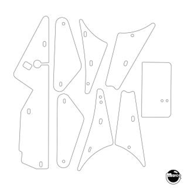 STAR WARS (Data East) Plastic shield set