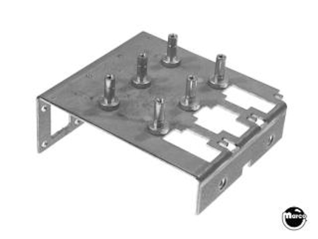 Drop target frame weldment - 3 bank