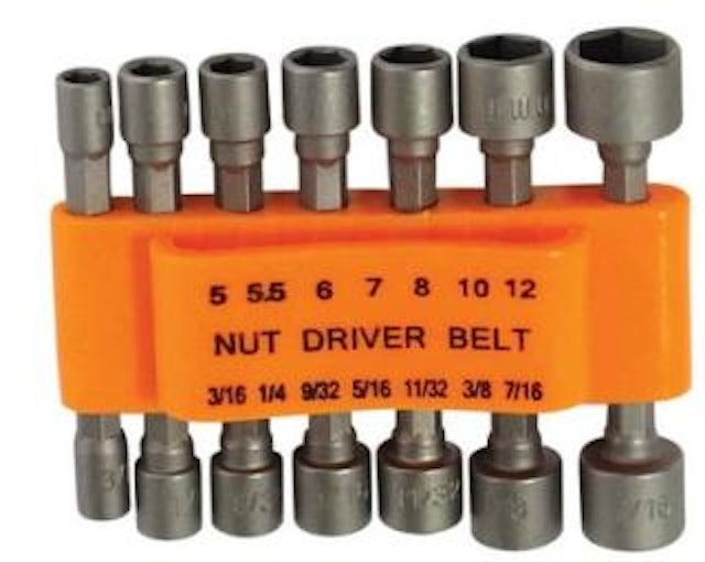 Nutdrivers bit set - 14 pieces