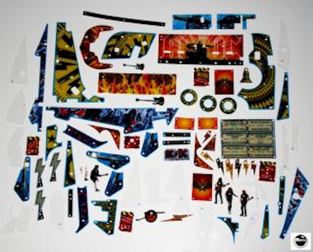 AC/DC PREM LE (Stern) Plastic set