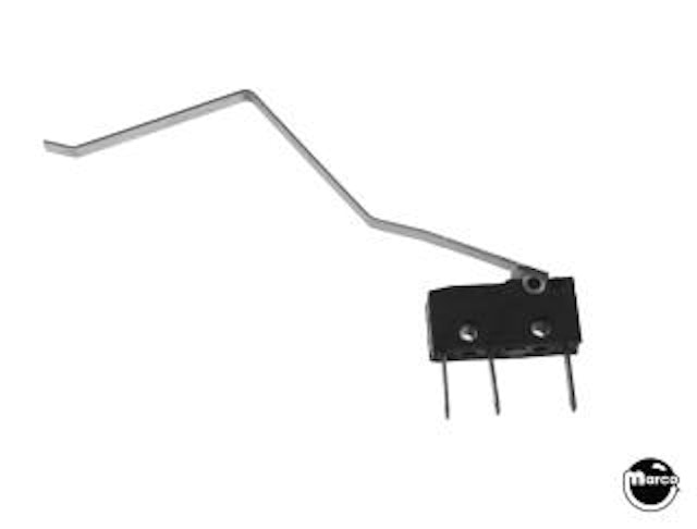 Subminiature switch and lever actuator