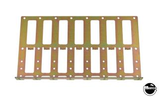 Drop target spring support bracket 7 bank