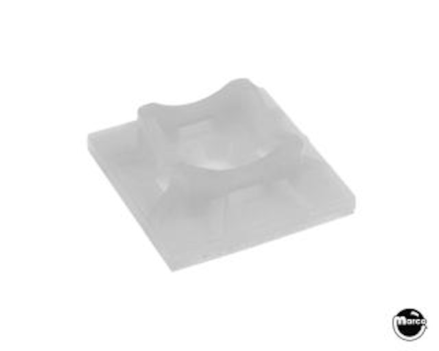 Cable tie pad mount 3/4 x 3/4 inch white